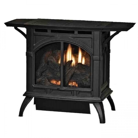 Mobiliario 30000 BTU Natual Gas Intermittent Pilot Contour Burner Log Set, Matte Black MO2935787